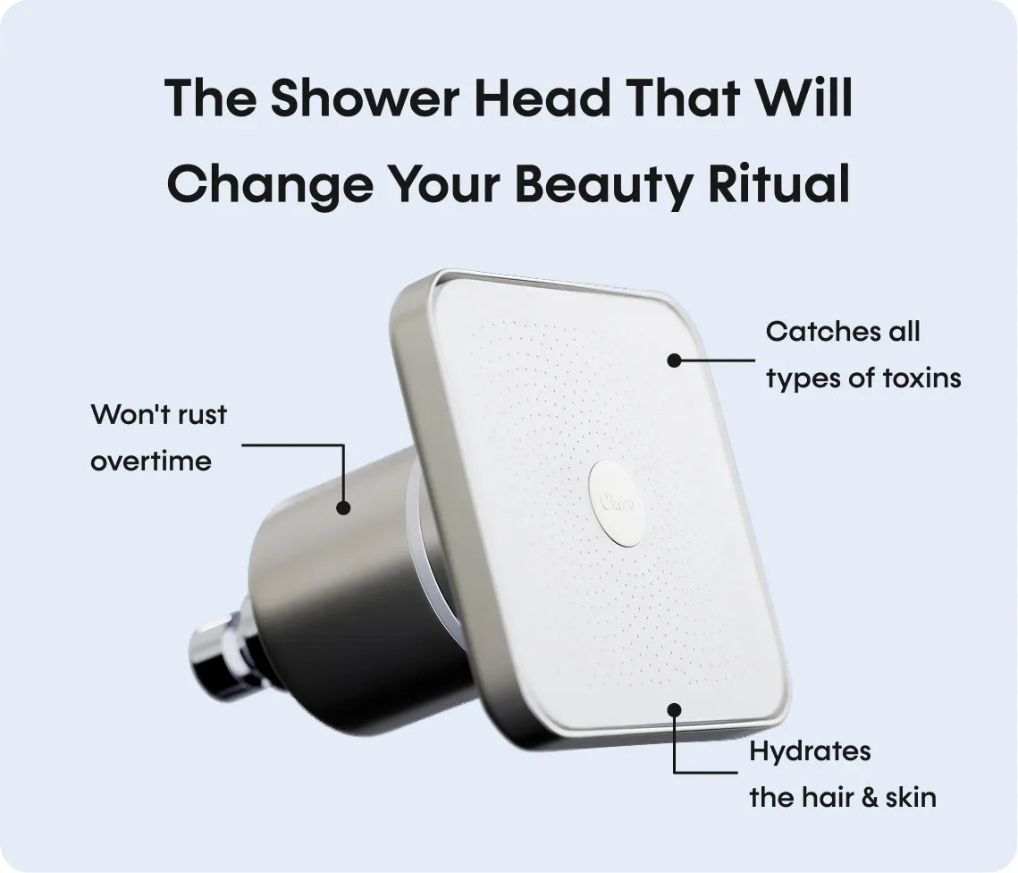 CLAIRE FILTERED SHOWERHEAD