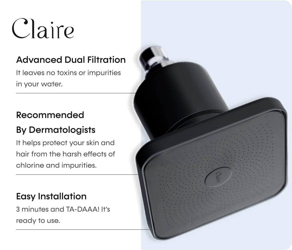 CLAIRE FILTERED SHOWERHEAD