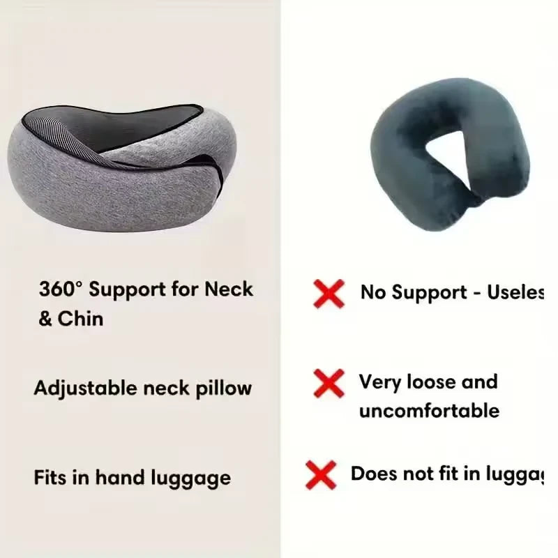 AirSnooze® Ergonomic Neck Pillow – Your Ultimate Travel Companion